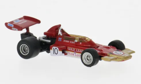Lotus 72D, Formel 1, GP Holland, 1970, Gold Leaf, #10, J.Rindt, 1:87, Brekina
