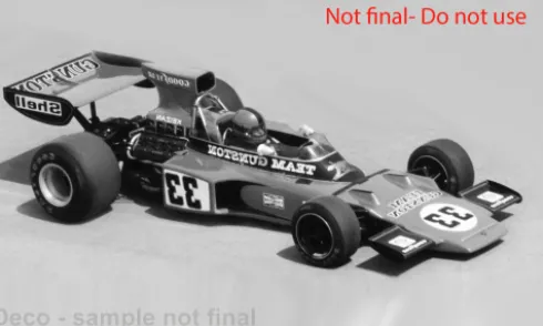 Lotus 72E, GP South Afrika, 1975, #33, E.Keizan, 1:18, Quartzo