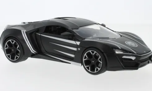 Lykan Hypersport, schwarz, 2017, Marvel Avengers - Black Panther, 1:24, Jada