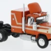 Mack RS 700, dunkelorange/hellbeige, 1966, 1:87, Brekina