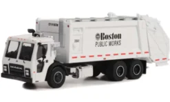 Mack LR Rear Loader Refuse Truck, 2020, Boston Public Works, 1:64, Greenlight
