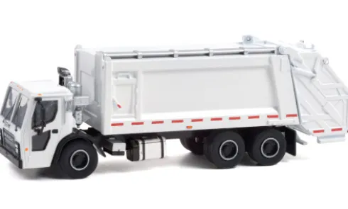 Mack LR Rear Loader Refuse Truck, weiss/weiss, 2020, 1:64, Greenlight