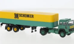 Magirus 310 D 16 PP-Sattelzug, 1974, Schenker, 1:87, Brekina