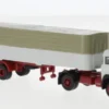 Magirus 310 D 16 PP-Sattelzug, hellgrau/dunkelrot, 1974, 1:87, Brekina