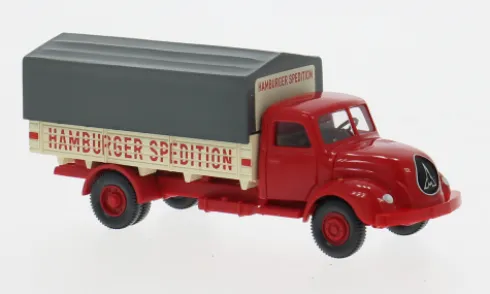 Magirus Pritschen-LKW, 1958, Hamburger Spedition, 1:87, Wiking