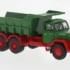Magirus Jupiter Kipper, grün/rot, 1960, 1:87, Brekina