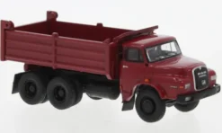 MAN 26.280 DHAK, dunkelrot/schwarz, 1972, 1:87, Brekina