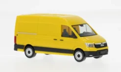 MAN eTGE Kasten HD, gelb, 1:87, Herpa
