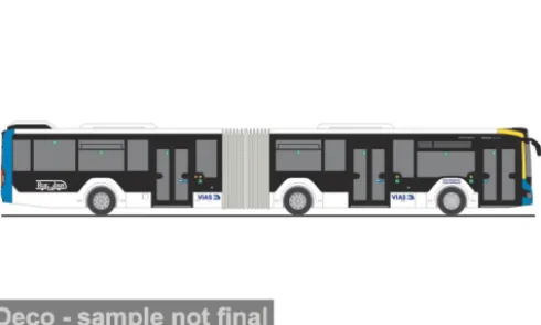 MAN Lions City 18, 2018, VIAS Bus - Rurtalbus, 1:87, Rietze