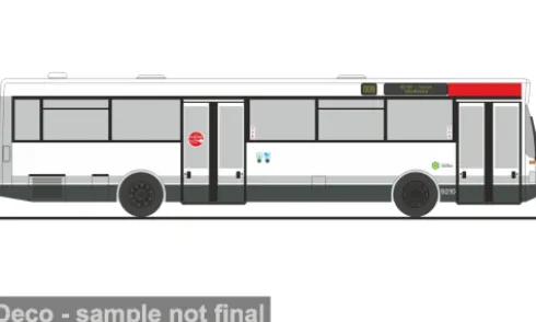MAN SL 202, Möbus Mönchengladbach, 1:87, Rietze