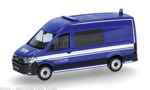 MAN TEG Halbbus HD, THW, 1:87, Herpa