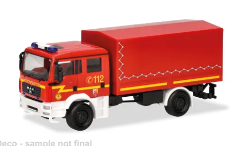 MAN TGA M, Feuerwehr Hamburg, 1:87, Herpa