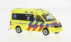 MAN TGE Kasten HD, gelb, Ambulance 15-143 (NL), 1:87, Herpa