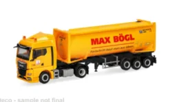 MAN TGX GM 30ft Drucksilocontainer, Max Bögl, 1:87, Herpa