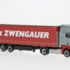 MAN TGX GM, grau/rot, Zwengauer, 1:87, Herpa