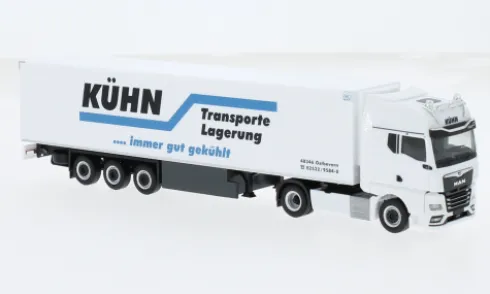MAN TGX GX, Kühn Kühltransporte, 1:87, Herpa