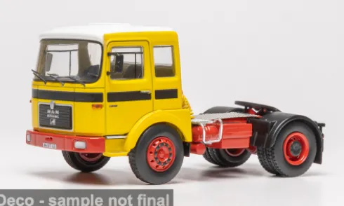 MAN F7, gelb/rot, 1970, 1:43, IXO