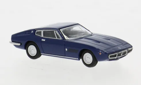 Maserati Ghibli, dunkelblau, 1969, 1:87, Minichamps