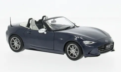 Mazda MX-5, dunkelblau, 2019, 1:24, WhiteBox