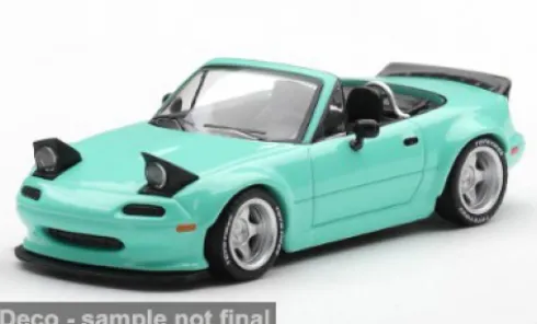 Mazda MX5 (NA) Pandem Body Kit, türkis, 2026, 1:64, Mini GT