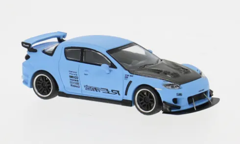 Mazda RX-8 by RE Amemiya, hellblau, 1:64, Pop Race