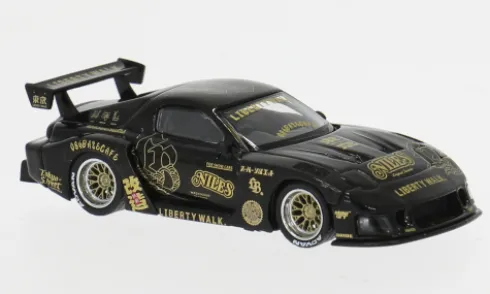 Mazda RX7 (FD3S) LB-Super Silhouette, schwarz, 2025, 1:64, Mini GT