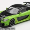 Mazda RX-7 (FD) Veilside Fortune7, grün/schwarz, 2012, 1:64, Mini GT