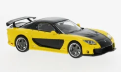 Mazda RX-7, gelb/schwarz, 1:64, Tarmac Works