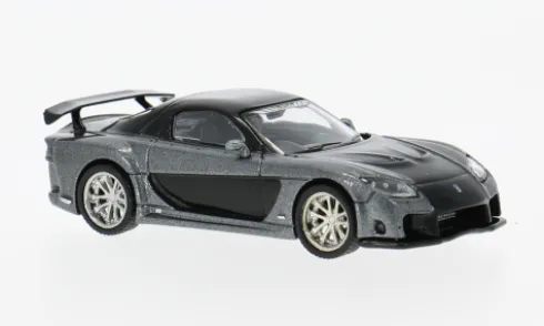 Mazda RX-7, grau, 1:64, Tarmac Works