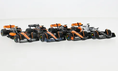 McLaren 4er Set: McLaren Formula 1, Formel 1, McLaren F1 Team, 1:43, Bburago