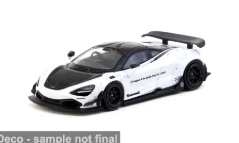 McLaren 720S LB-Works, weiss/schwarz, 1:64, Tarmac Works