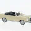 Mercedes 280 SE Cabriolet, beige/schwarz, 1967, 1:87, Wiking