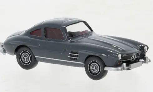Mercedes 300 SL, grau, 1:87, Wiking