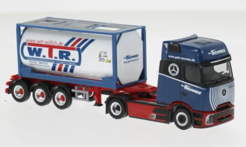 Mercedes Actros L ProCabin Gigaspace 20ft, Bermes, 1:87, Herpa