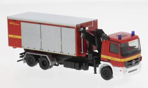 Mercedes Actros M 2008 WLS, Feuerwehr Lünen "AB-G", 1:87, Herpa