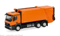 Mercedes Actros M Pressmüllfahrzeug Variopress, orange, 1:87, Herpa
