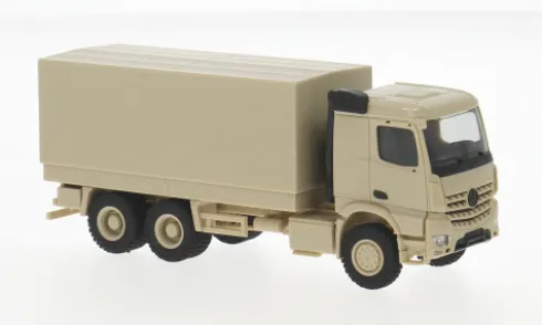Mercedes Arocs 6x6, dunkelbeige, 1:87, Herpa Military