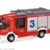 Mercedes Atego 13 Z-Cab, Flughafen-Feuerwehr Friedrichshafen, 1:87, Herpa