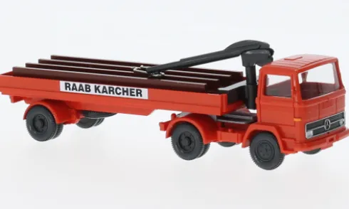 Mercedes Baustoffwagen, 1965, Raab Karcher, 1:87, Wiking
