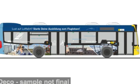 Mercedes Citaro, 2015, Hartmann Berlin - Deutsche Flugsicherung, 1:87, Rietze