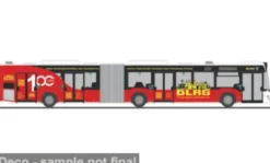Mercedes Citaro G, 100 Jahre DLRG Cuxhaven, 1:87, Rietze