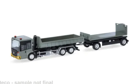 Mercedes Econic, grau/gelb, 1:87, Herpa