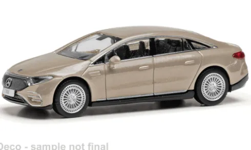Mercedes EQS, gold, 1:87, Herpa