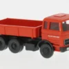 Mercedes Flachpritschenkipper, rot, 1963, 1:87, Wiking