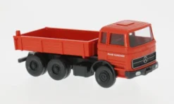 Mercedes Flachpritschenkipper, rot, 1963, 1:87, Wiking