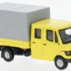 Mercedes L 307 D Doka, hellgelb, 1988, 1:87, Brekina