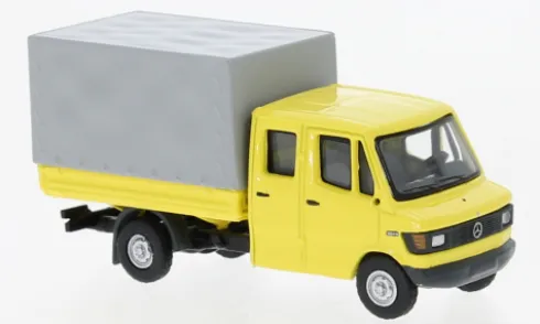 Mercedes L 307 D Doka, hellgelb, 1988, 1:87, Brekina