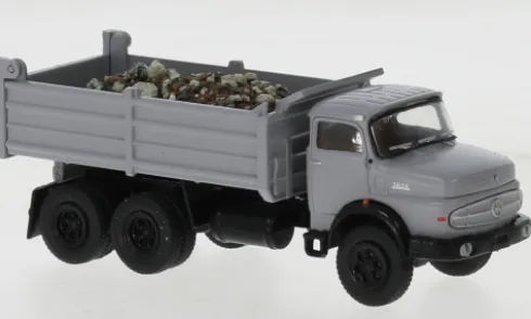 Mercedes LAK 2624, grau/schwarz, 1970, 1:87, Brekina