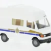 Mercedes MB 207 D James Cook, weiss/Dekor, 1977, 1:87, Wiking