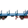 Mercedes Rungensattelzug, blau, 1968, 1:87, Wiking
